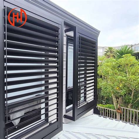 Best Quality Adjustable Aluminum Louver Windows Frames Commercial