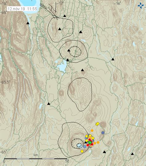 Update Two On The Askja Volcano Earthquake Swarm Iceland Geology