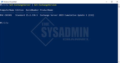 Antwort How Do I Find My Exchange Server Version Powershell Weitere