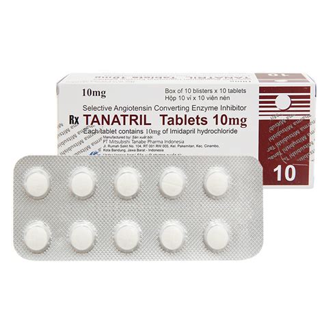 Tanatril 10mg điều Trị Tăng Huyết áp