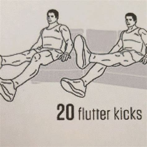 Flutter kicks muscles worked - molimemo