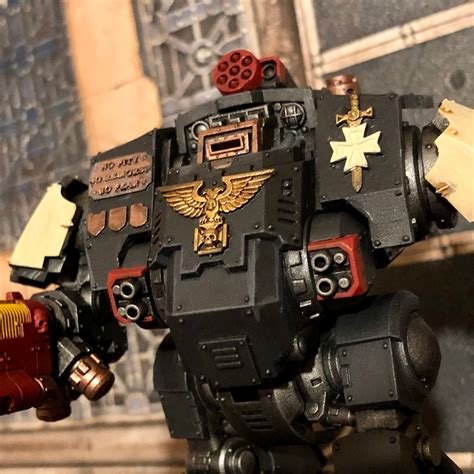 Stl File Black Templars Redemptor Deadnought Chest Plates 🎲・3d