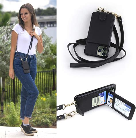 Crossbody Phone Case Wallet Compatible Iphone Rfid Cross Body Phone