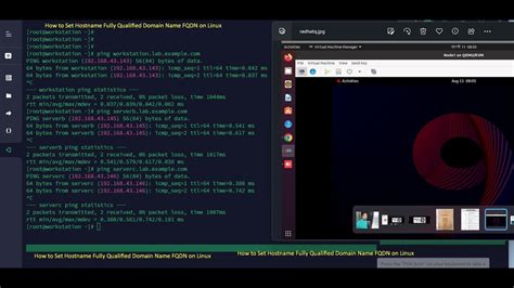 How To Set Hostname Fully Qualified Domain Name Fqdn On Linux Youtube