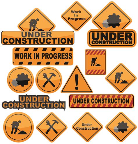 construction sign vector free - Clip Art Library