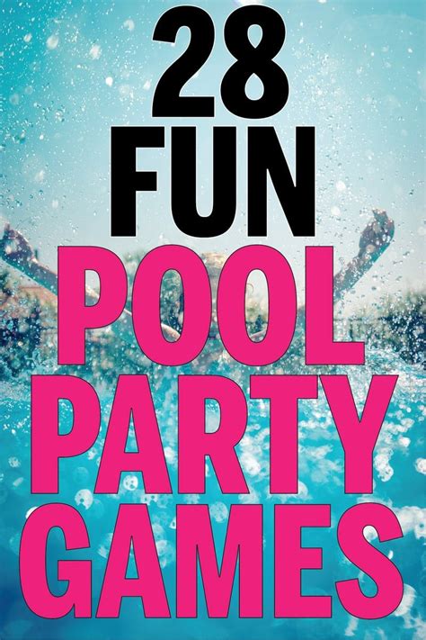 28 Swimming Pool Games Everyone Will Love - Play Party Plan