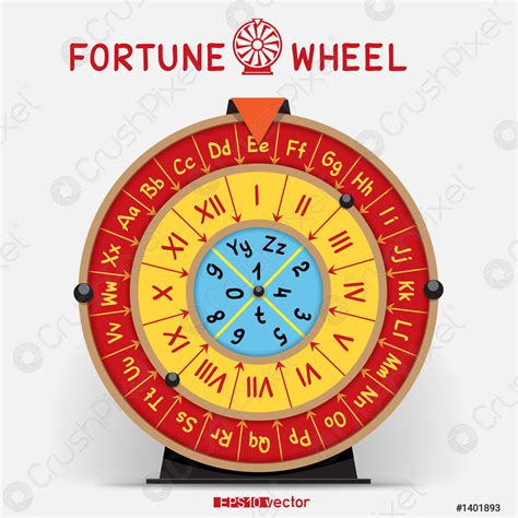 Wheel of Fortune template - stock vector 1401893 | Crushpixel