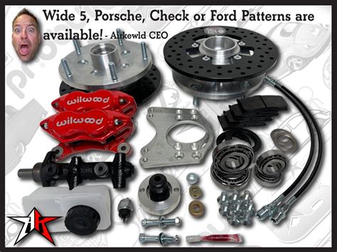 Classic Vw Bus Front Disc Brake Conversion Kit