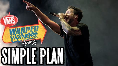 Simple Plan Full Set Live Vans Warped Tour Warped Years