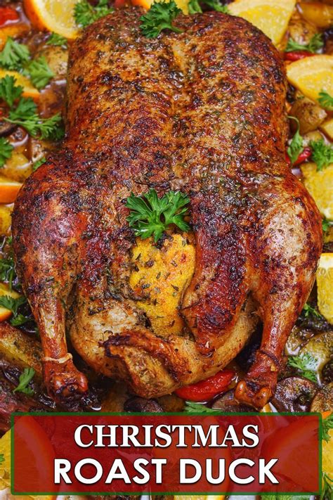 Roasted Duck In Wine With Potatoes Peppers And Mushrooms Artofit