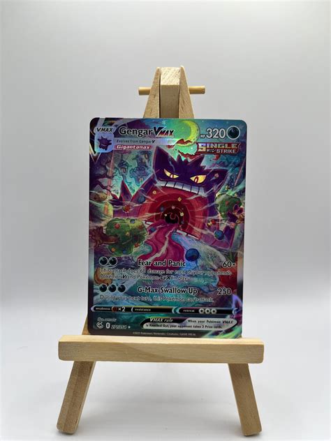 Gengar Vmax Alternate Art Secret Swsh08 Fusion Strike