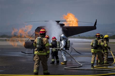 Allied Firefighters Conduct Joint Training During Centam Smoke Exercise