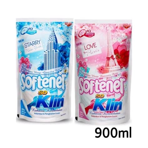 Jual SO KLIN SOFTENER PELEMBUT PEWANGI PAKAIAN 900ML Shopee Indonesia