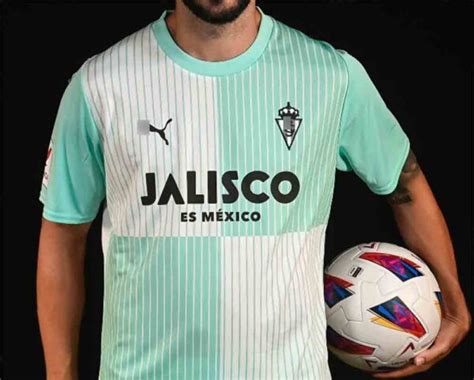 Camiseta Sporting De Gij N Visitante Web N De Camisetas De F Tbol