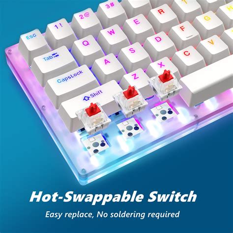 Buy XVX Womier K61 60 Percent Keyboard Hot Swappable Mechanical