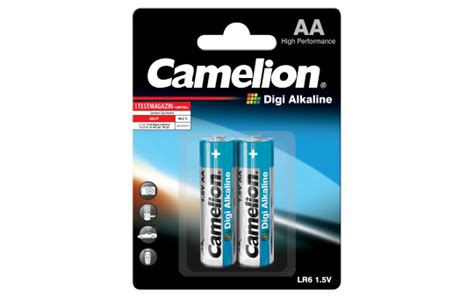 Mignon Batterie CAMELION Digi Alkaline 1 5 V Typ AA LR6 2er Blister