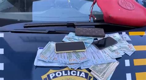 An Polis Casal Uruguaio Preso Dinheiro Falso Na Br