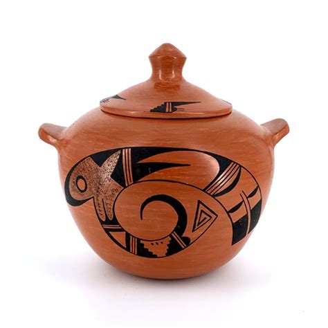 Hopi Pottery By Emogene Lomakema Cookie Jar