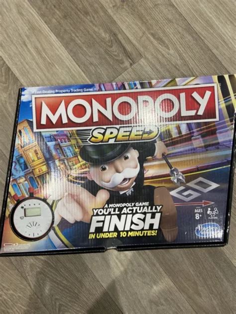 HASBRO MONOPOLY SPEED Board Game 10 00 PicClick UK