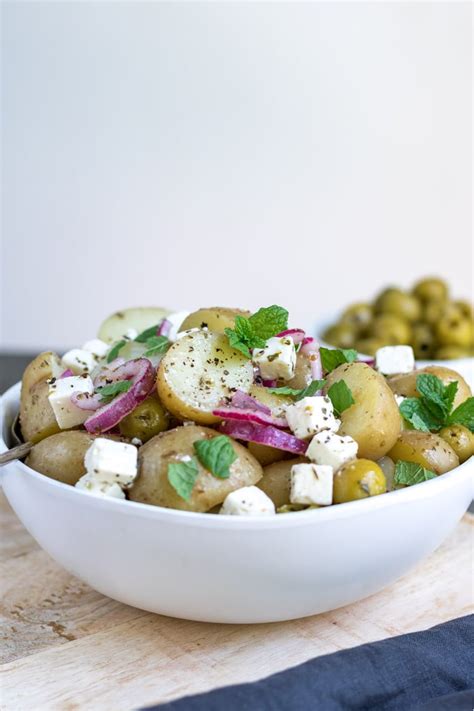 Greek Potato Salad Veggie Desserts