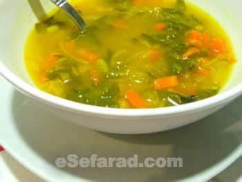 Recetas De Tetuan Por Raquel Moryoussef De Fhima Sopa De Verduras Para