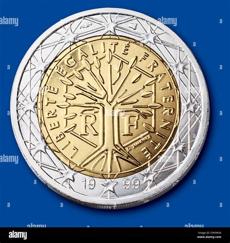 Moneta Da 2 Euro Francia Foto Stock Alamy