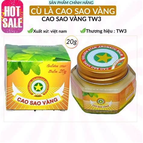 Cao Sao Vàng Tw3 Hủ20g Tritinpharma
