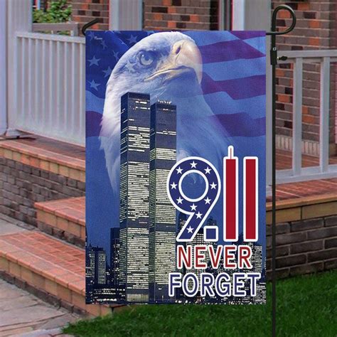 911 Flag Never Forget 911 Eagle Flag Twin Towers 2001 Lnt250f