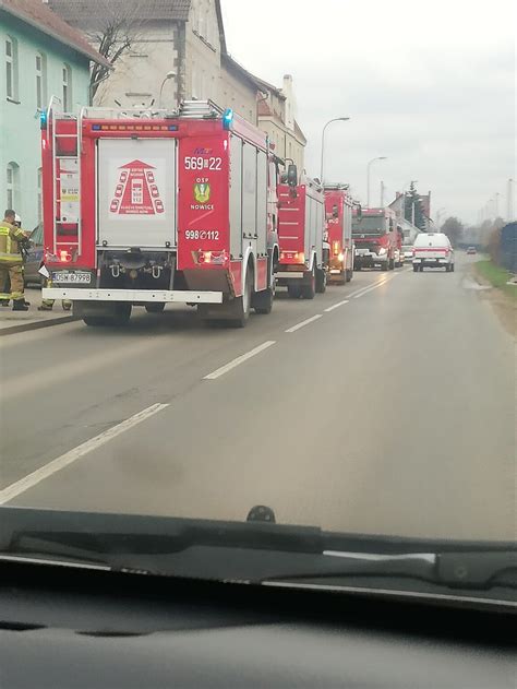 Jaworzyna Śląska Zadymienie w budynku przy 1 Maja Swidnica24 pl