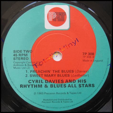 Totally Vinyl Records Davies And His Rhythm And Blues All Stars Cyril Country Line Special