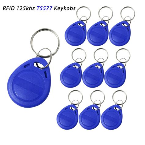 10pcs 20pcs 125KHz T5577 Keyfobs Rewritable 5200 ID RFID