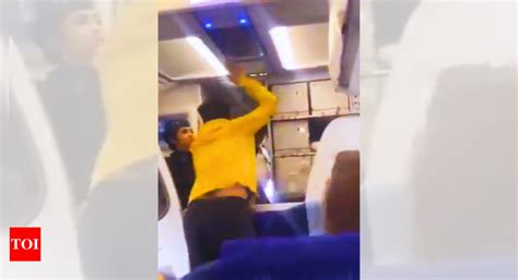 Indigo Passenger Hit Pilot Passenger Hits An Indigo Pilot Over Flight