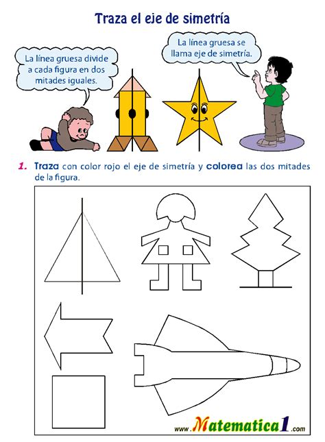 Los Ejes De Simetría De Las Figuras Geométricas