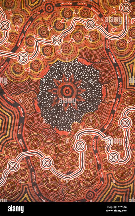 El arte Aborigen australiano Fotografía de stock Alamy