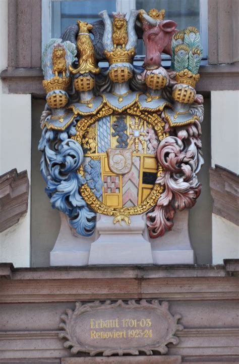 Heidelberg Coat Of Arms Heraldry Ornament Decor