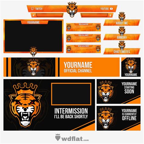 100+ Free Twitch Overlays - Ultimate list - TacticalLionDesigns