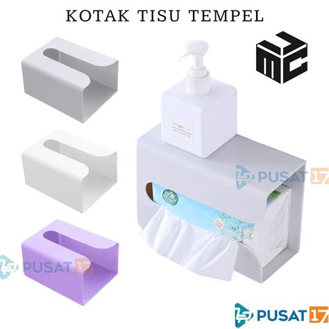 Jual PUSAT17 KOTAK TISU TEMPEL DINDING TEMPAT TISU TEMPEL DINDING