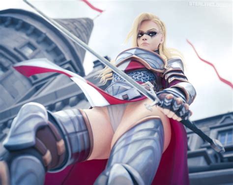 Overwatch Free Sex Art Pantyshot Mercy Knight Valorant Porn Gallery