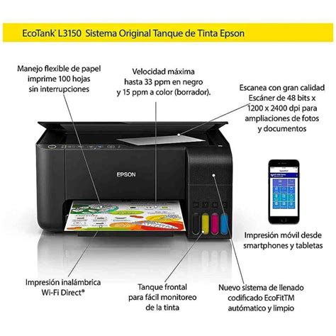 Impresora Epson Multifuncion L3250 Ecotank Wifi