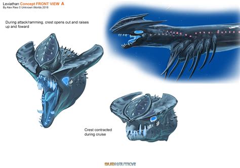 Concept Art Subnautica Concept Art Subnautica Creatures Creature