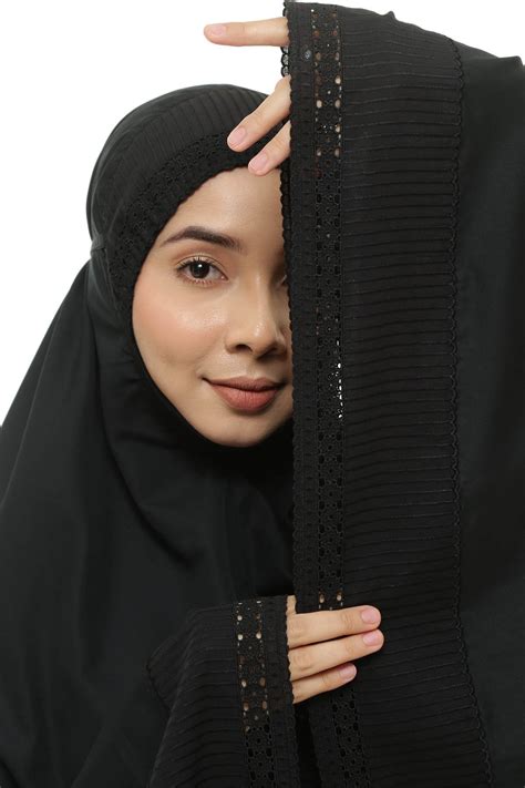 telekung siti khadijah  signature rumi  ash blue siti