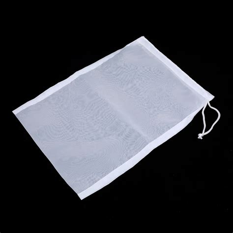 Nut Milk Bags Reusable Food Strainer Bags Fine Mesh Nylon Drawstring Bags For Milk Coffee Tea