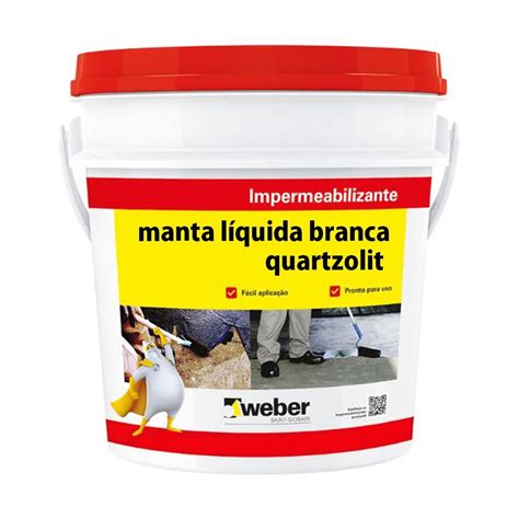 Manta Líquida Branca Weber Quartzolit Imperlinia