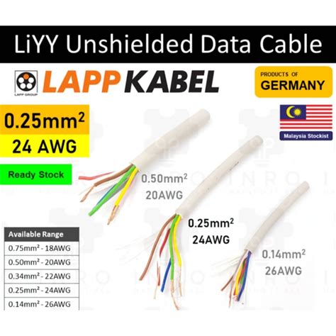 025mm2 24 Awg Lapp Unitronic® Liyy 10 X 025 028310 Unshielded Data