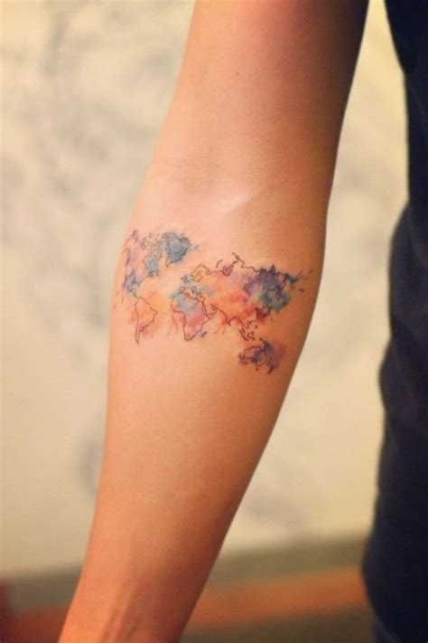 Attention Travelers These 100 Map Tattoos Will Give You Major Wanderlust Map Tattoos