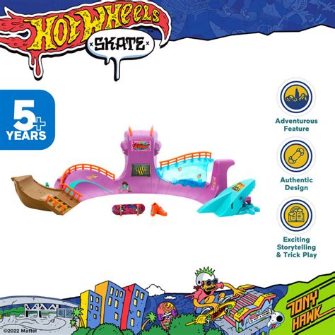 Jual Hot Wheels Octopark Skate Set Mainan Trek Fingerboard Shopee Indonesia