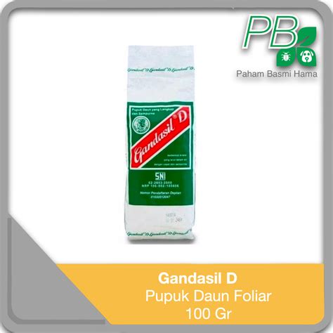 Jual Gandasil D Pupuk Daun Lengkap Buah Bunga Pupuk Tanaman