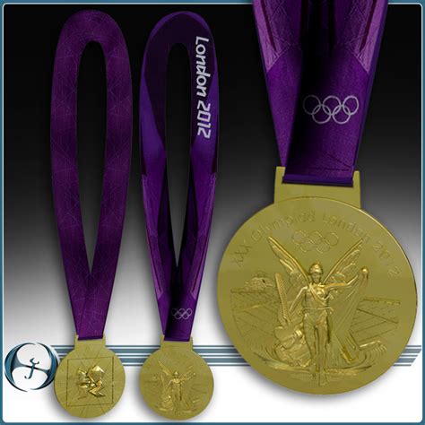 2012 Olympics Medals 3 3d Model