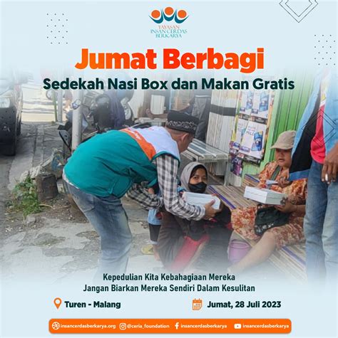 Jumat Berbagi Juli Yayasan Insan Cerdas Berkarya