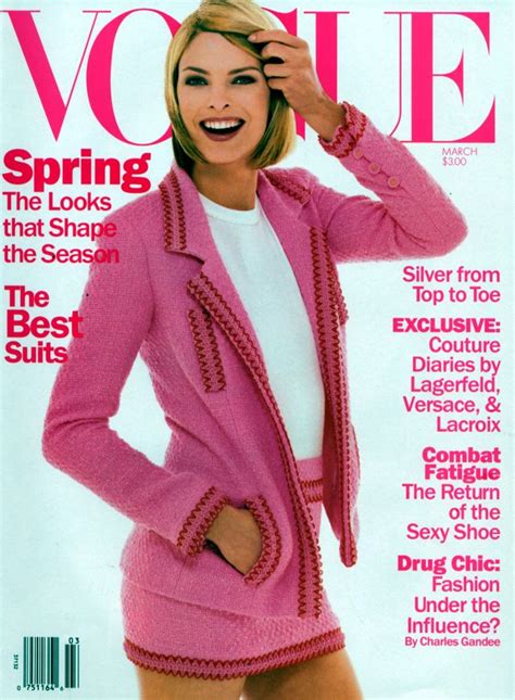 Linda Evangelista Throughout The Years In Vogue Fashion Vogue Us